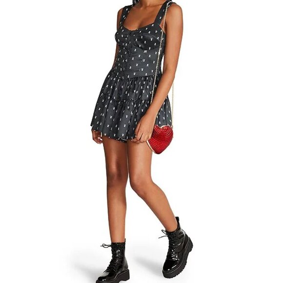 Betsey Johnson Kitsch Stole My Heart Small Crossbody Bag Red Rhinestones NWT - Picture 11 of 15